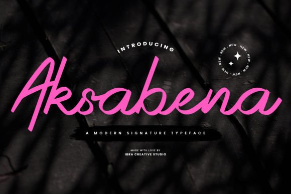 Aksabena: A Font for Modern Campaigns