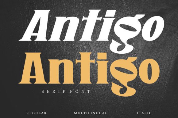 Antigo: A Serif Font for Real-World Design