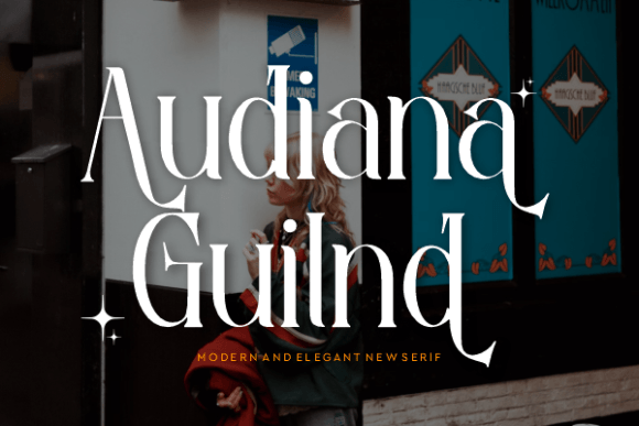 Audiana Guilnd: A Serif Font for Elegant Design