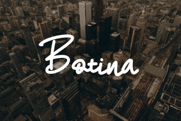 Botina: A Creative Font for Makers