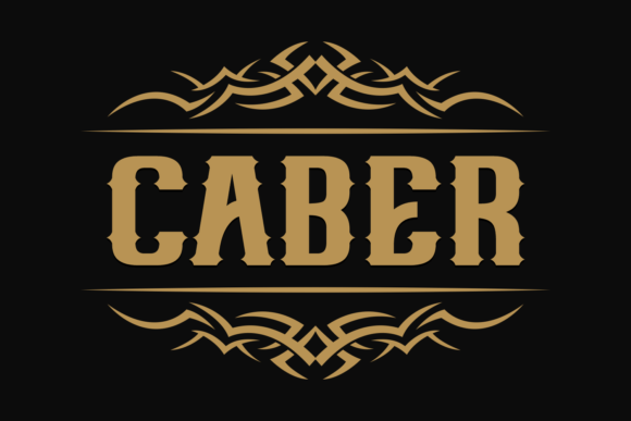 Caber: A Modern Blackletter for Elegant Design