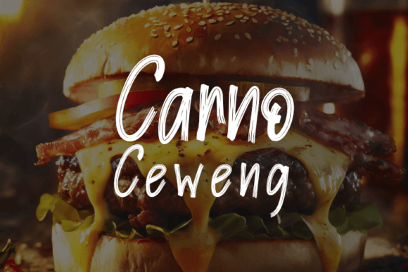 Carno Ceweng: A Bold Script for Elegant Design
