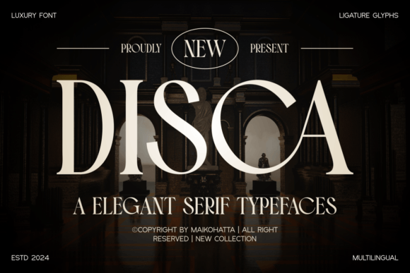 Disca: A Font for Elegant Business Branding