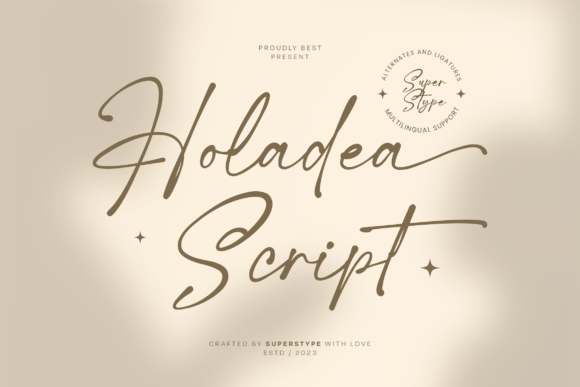 Discover Holadea Script: A Stylish Font for Creative Projects