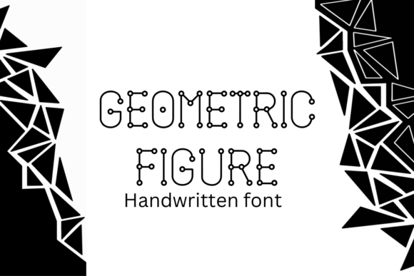 Geometric Figure Font for Web Design