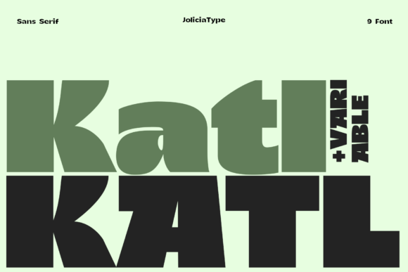 Katl: A Modern Font for Craft Creators