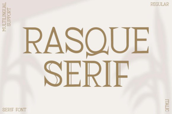 Rasque Serif: Elegant Typography