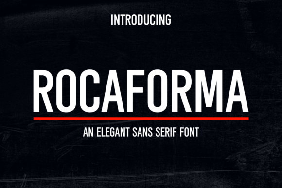 Rocaforma: A Modern Sans Serif for Editorial Design
