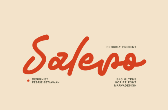 Salero: A Script Font for Creative Projects
