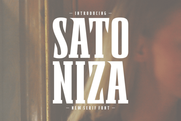 Sato Niza: Elegant Serif Font for Editorial Design