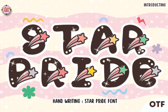 Starpride Font: Celestial Elegance for Creative Makers