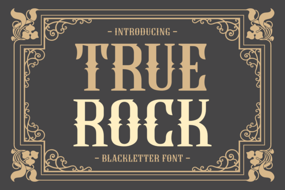 True Rock: A Bold Font for Modern Campaigns