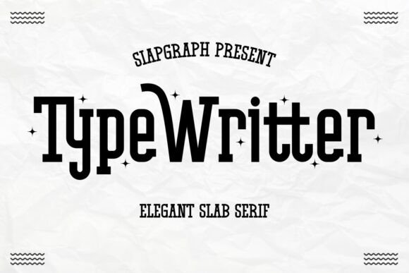 Typewritter Font for Editorial Design